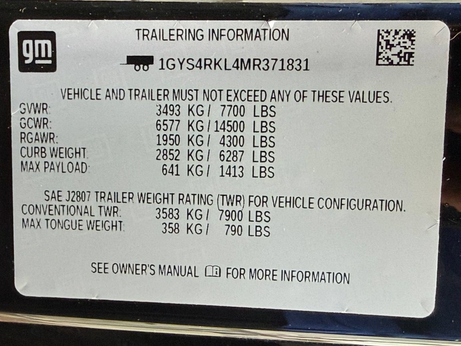 Used 2021 Cadillac Escalade ESV Sport Platinum w/ Heavy-Duty Trailer Package AWD/4WD image 25
