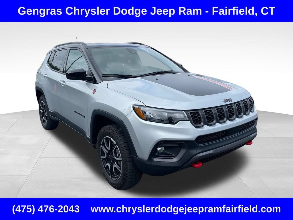 Certified 2025 Jeep Compass Trailhawk w/ Sun & Sound Group AWD/4WD 360° Tour