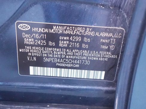 Used 2012 Hyundai Sonata GLS FWD image 40