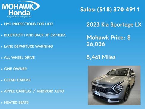 Used 2023 Kia Sportage LX AWD/4WD image 7