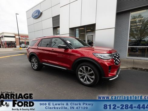 Certified 2025 Ford Explorer Platinum w/ Ultimate Package AWD/4WD image 1