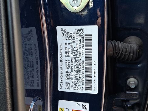 Used 2020 Honda Accord EX image 20