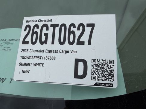 New 2026 Chevrolet Express 2500 w/ Driver Convenience Package image 21