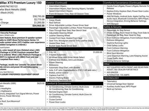 Certified 2022 Cadillac XT5 Premium Luxury image 40