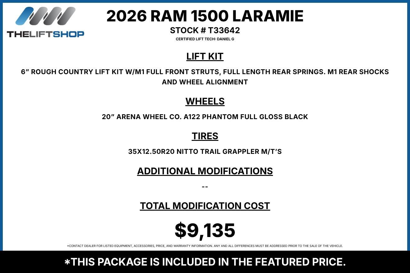 Used 2026 RAM 1500 Laramie w/ Night Edition AWD/4WD image 2