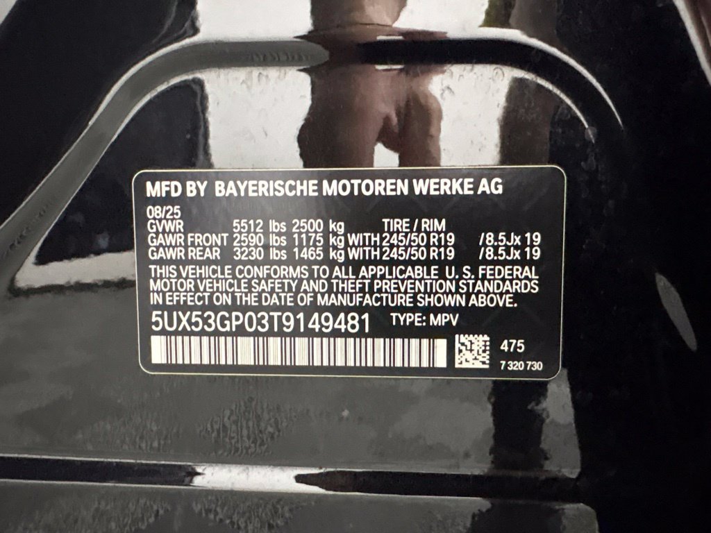 Certified 2026 BMW X3 xDrive30i w/ M Sport Package AWD/4WD image 33