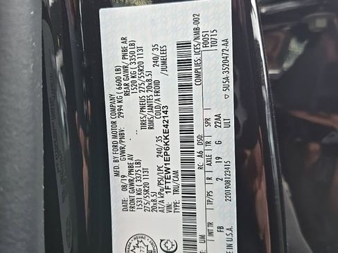 Used 2019 Ford F150 XLT w/ Equipment Group 302A Luxury image 30