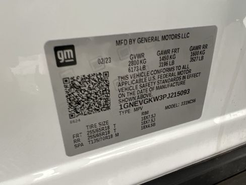 Certified 2023 Chevrolet Traverse LT AWD/4WD image 34