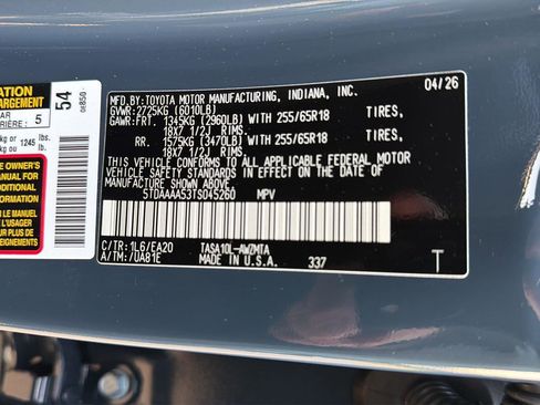 New 2026 Toyota Grand Highlander FWD image 37