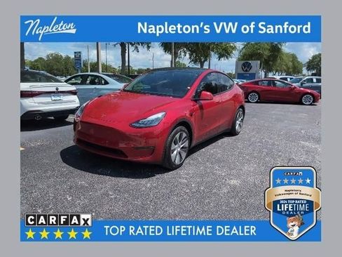 Used 2020 Tesla Model Y Long Range AWD/4WD image 1