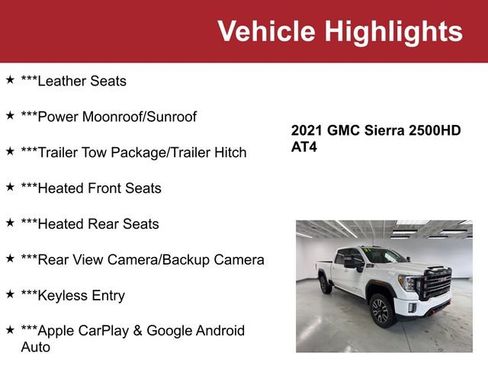 Used 2021 GMC Sierra 2500 AT4 w/ AT4 Premium Plus Package image 2
