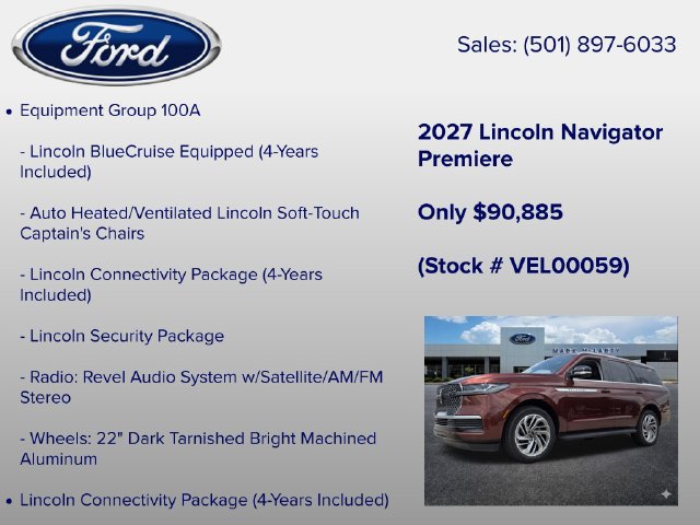 New 2027 Lincoln Navigator Premiere AWD/4WD image 6