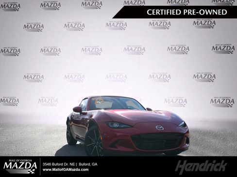 Certified 2025 MAZDA MX-5 Miata RF Grand Touring w/ Weather Package image 1