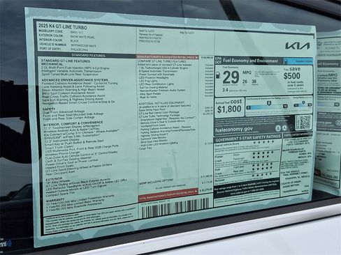 New 2025 Kia K4 GT-Line Turbo image 11