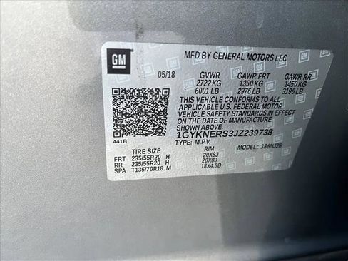 Used 2018 Cadillac XT5 Premium Luxury w/ LPO, Wheel Lock Package image 18