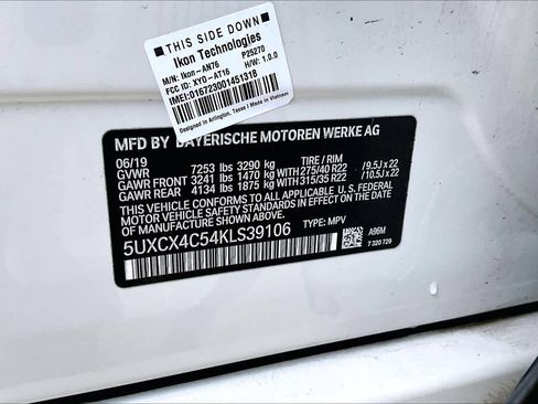Used 2019 BMW X7 xDrive50i w/ M Sport Package AWD/4WD image 31