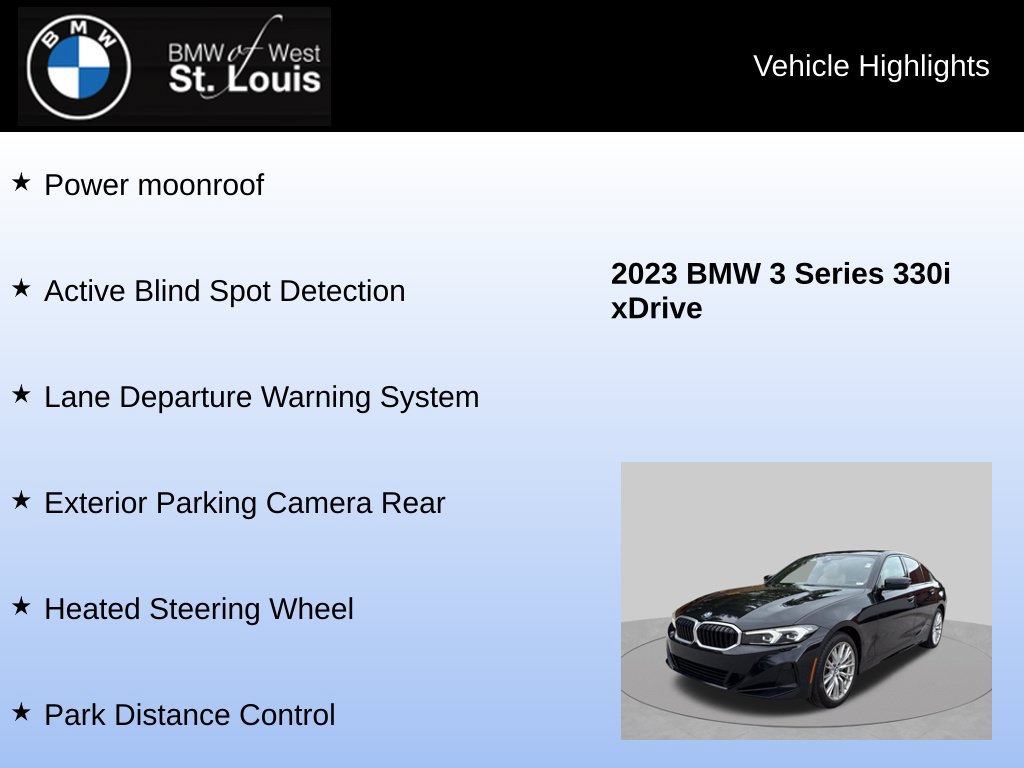 Used 2023 BMW 330i xDrive Sedan w/ Driving Assistance Package AWD/4WD image 16