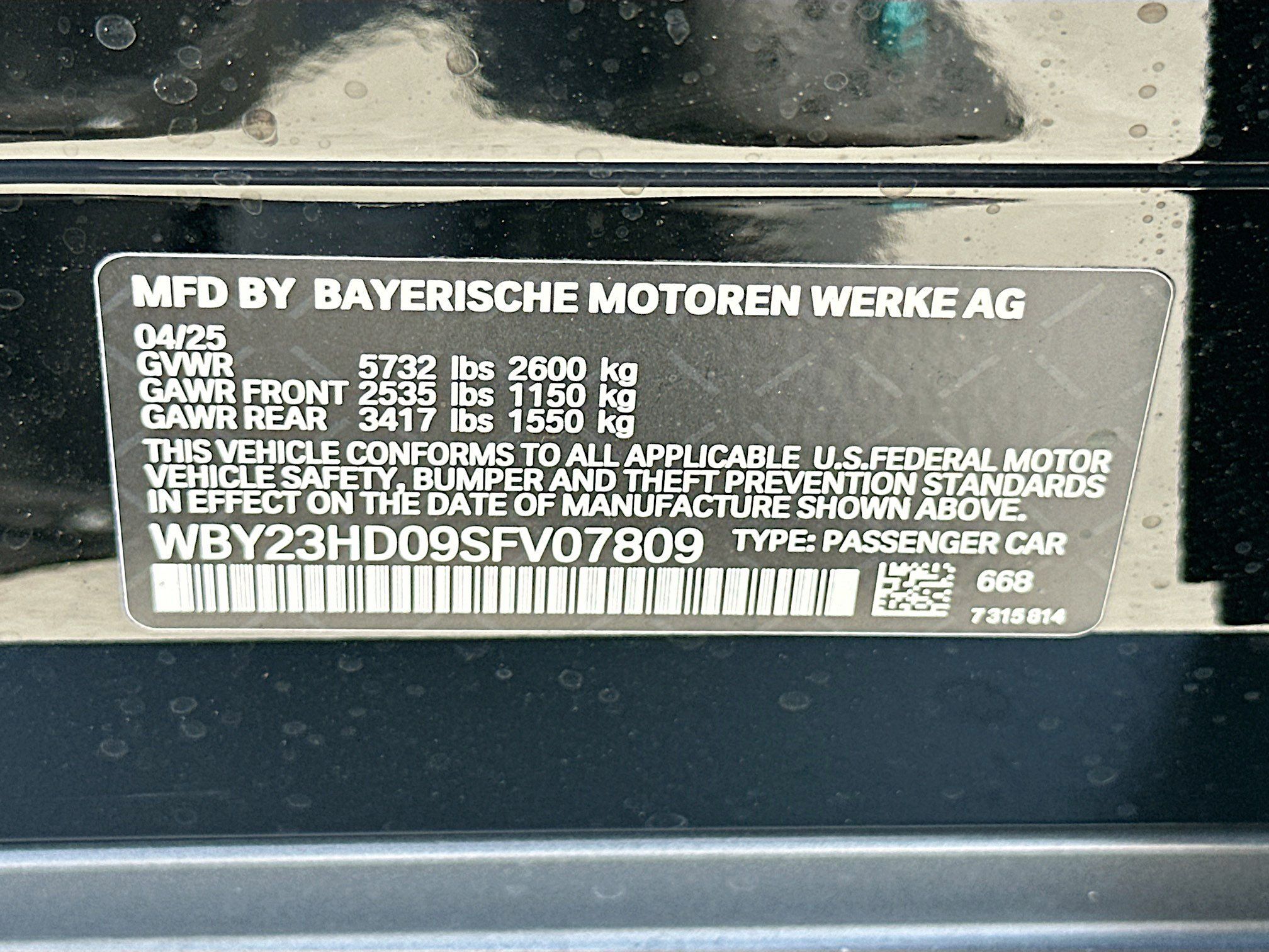 Certified 2025 BMW i4 eDrive40 w/ Parking Assistance Package RWD image 34