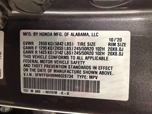 Used 2021 Honda Pilot Touring image 47
