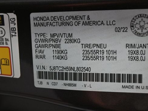 Used 2022 Acura RDX AWD w/ Technology Package image 8