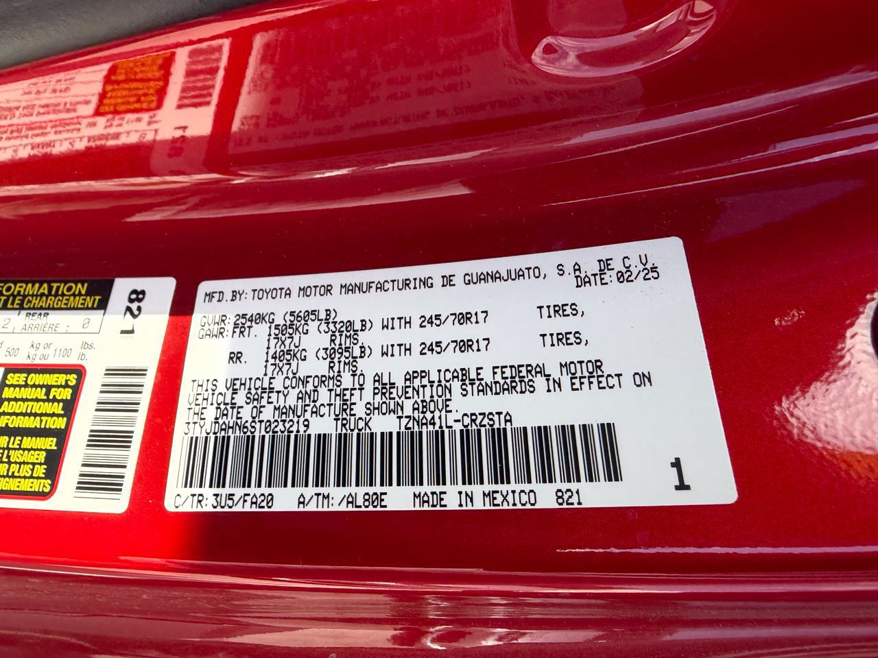 Used 2025 Toyota Tacoma SR w/ SR Upgrade Package RWD image 13