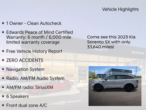 Used 2023 Kia Sorento SX FWD image 11