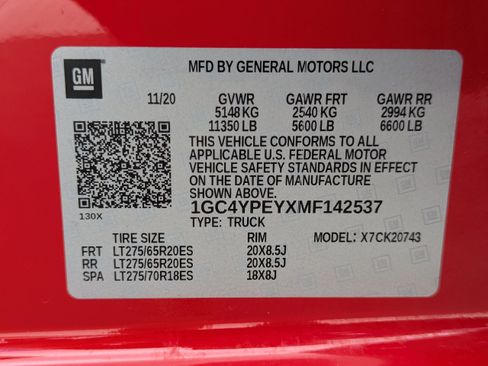 Certified 2021 Chevrolet Silverado 2500 LTZ AWD/4WD image 55