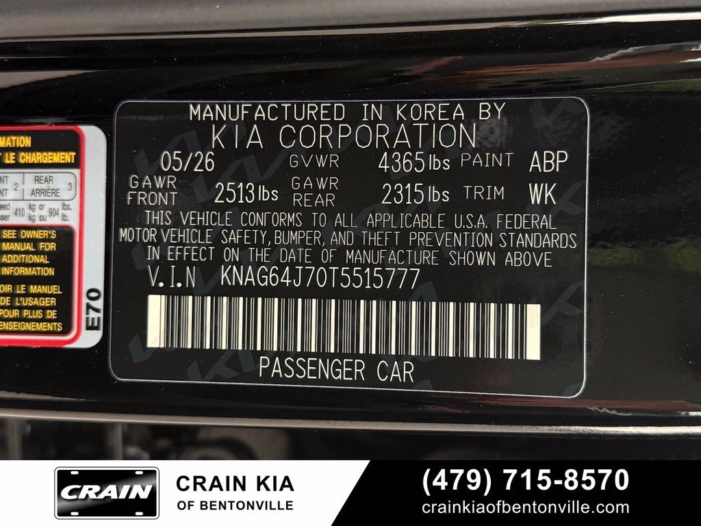 New 2026 Kia K5 GT-Line w/ GT-Line Red Interior Package FWD image 34