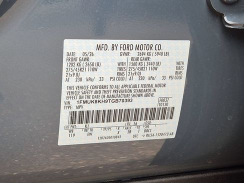 New 2026 Ford Explorer ST-Line w/ ST-Line Street Pack AWD/4WD image 27