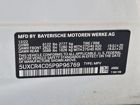 Used 2023 BMW X5 sDrive40i w/ Premium Package RWD image 32