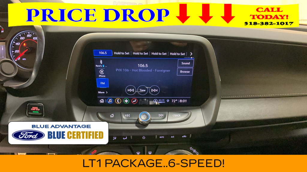 Used 2022 Chevrolet Camaro LT w/ Technology Package RWD image 30