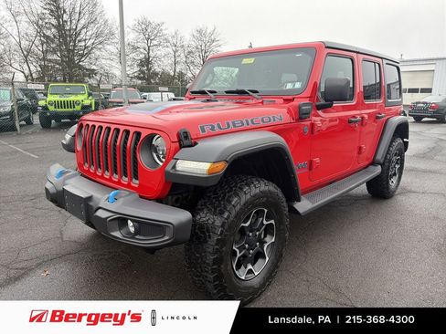Used 2023 Jeep Wrangler Unlimited Rubicon 4xe w/ Cold Weather Group AWD/4WD image 1