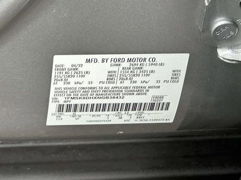 Used 2022 Ford Explorer XLT w/ Equipment Group 202A image 13