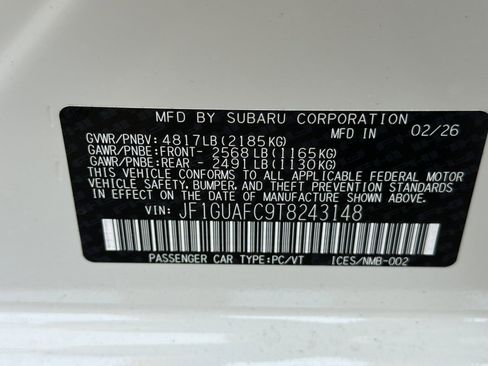New 2026 Subaru Impreza 2.0i Sport image 27