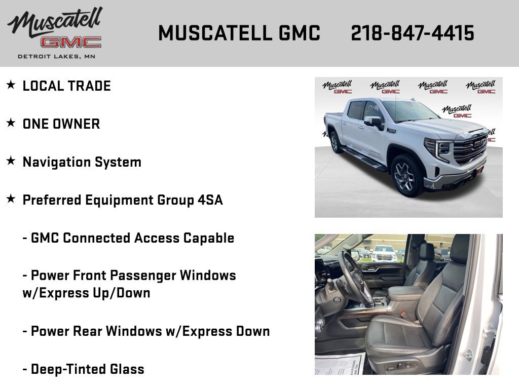Used 2023 GMC Sierra 1500 SLT w/ SLT Premium Package AWD/4WD image 6