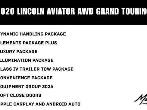 Used 2020 Lincoln Aviator Grand Touring w/ Equipment Group 302A AWD/4WD image 2