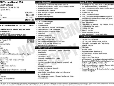 Used 2023 GMC Terrain Denali image 1