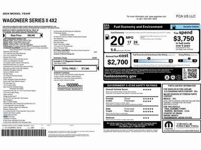 Used 2024 Jeep Wagoneer Series II w/ Flexible Seating Group