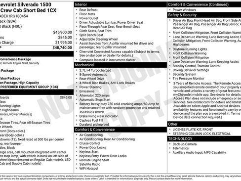 Used 2024 Chevrolet Silverado 1500 Custom RWD image 29