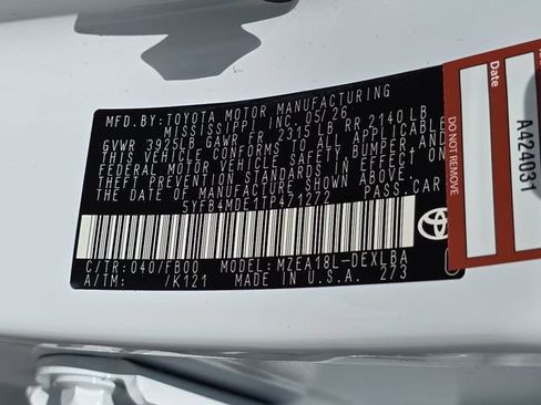 New 2026 Toyota Corolla LE FWD image 34