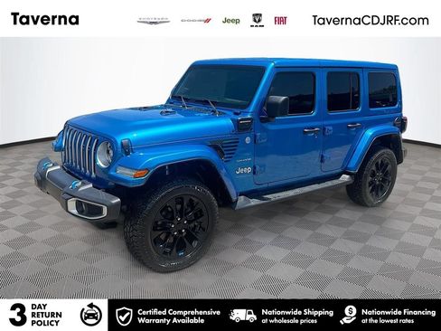 Used 2022 Jeep Wrangler Unlimited Sahara w/ Safety Group AWD/4WD image 1