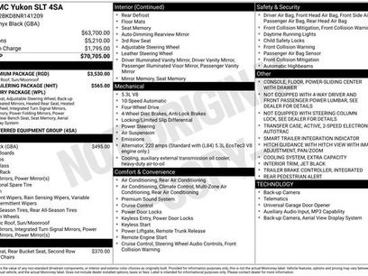 Used 2022 GMC Yukon SLT w/ SLT Premium Package