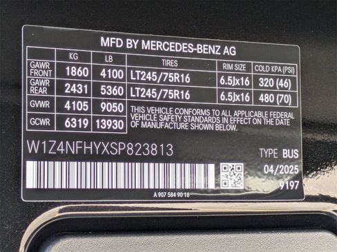 New 2025 Mercedes-Benz Sprinter 2500 image 16