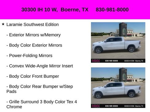 Used 2022 RAM 1500 Laramie w/ Laramie Southwest Edition RWD image 17