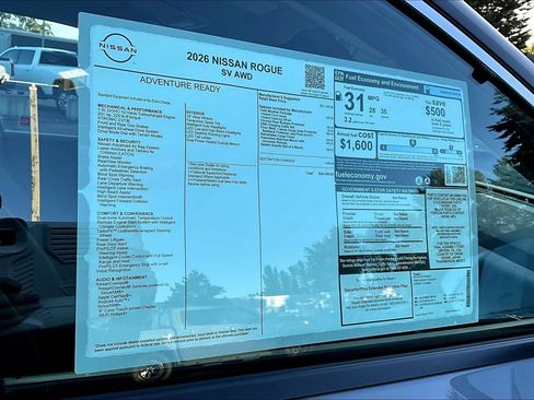 New 2026 Nissan Rogue SV w/ Cold Weather Package image 14