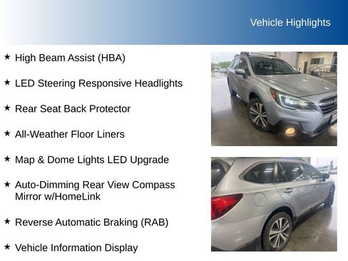 Used 2019 Subaru Outback 2.5i Limited w/ Popular Package #2 image 10