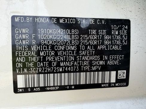 Used 2025 Honda HR-V EX-L image 48