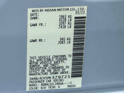 Used 2023 Nissan Altima 2.5 SR FWD image 17