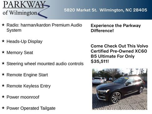 Certified 2023 Volvo XC60 B5 Ultimate w/ Climate Package image 6