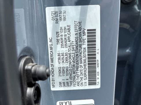 Used 2021 Honda CR-V EX-L image 23
